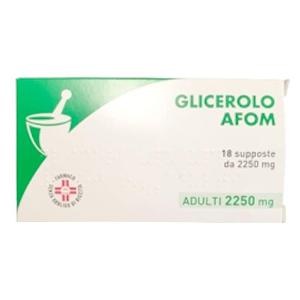 GLICEROLO AFOM*AD 18SUPP2250MG